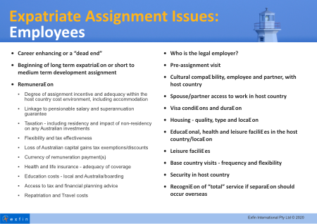 pros and cons of expatriate assignments